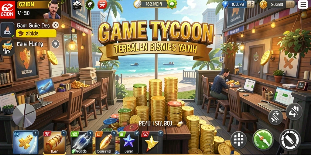 Tampilan gameplay Tycoon yang menarik dan interaktif.