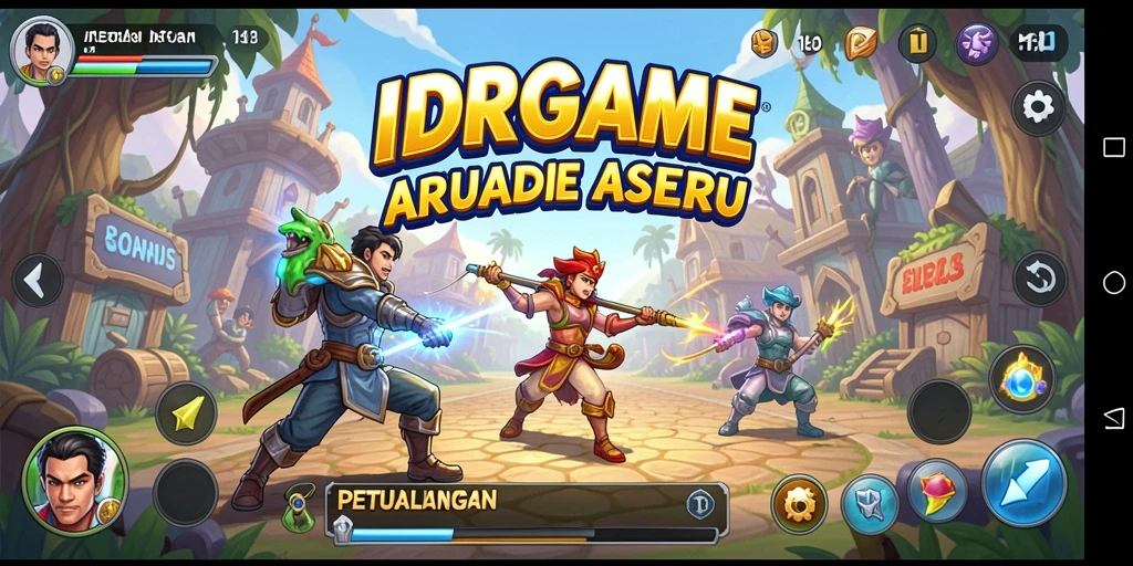 Tampilan gameplay seru dari IDRGAME yang penuh tantangan.