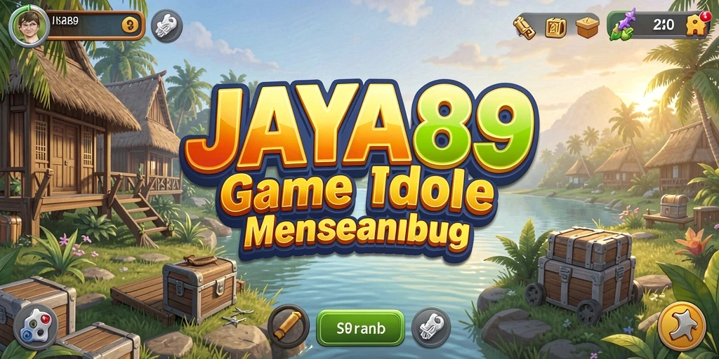 Screenshot gameplay JAYA89 yang menampilkan karakter dalam aksi Idle.