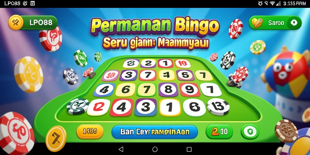 Tampilan gameplay LPO88 yang seru dan interaktif di Bingo.