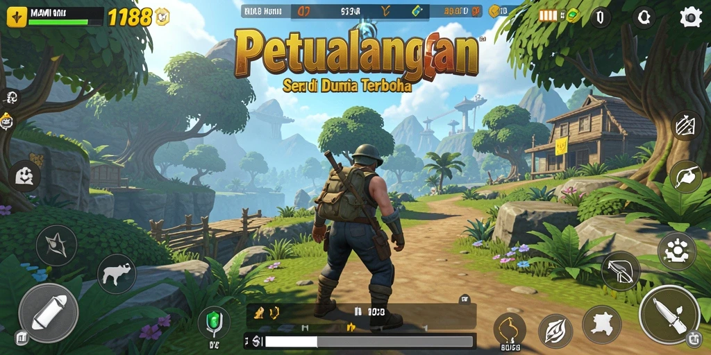 Tampilan gameplay menarik di dunia terbuka MAMI188.