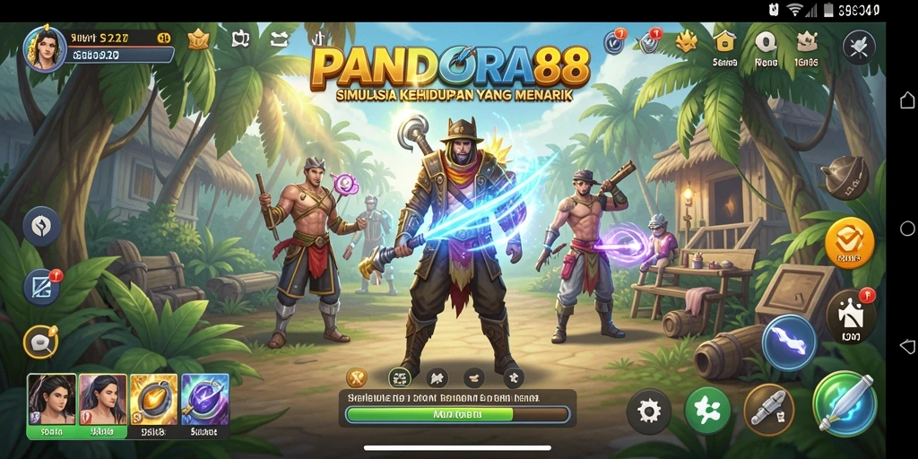 Tampilan menarik dari gameplay PANDORA88 yang interaktif dan kreatif.