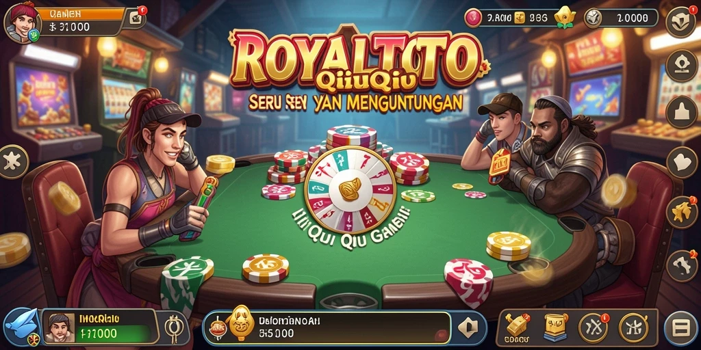 Tampilan gameplay QiuQiu di ROYALTOTO yang seru.