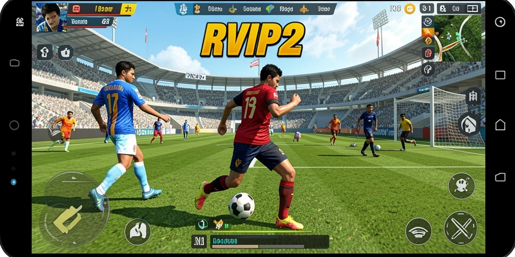 Tangkapan layar gameplay yang seru dari RVIP2 dalam kategori olahraga.