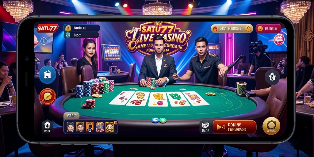Gameplay Live Casino yang mendebarkan dengan dealer profesional.