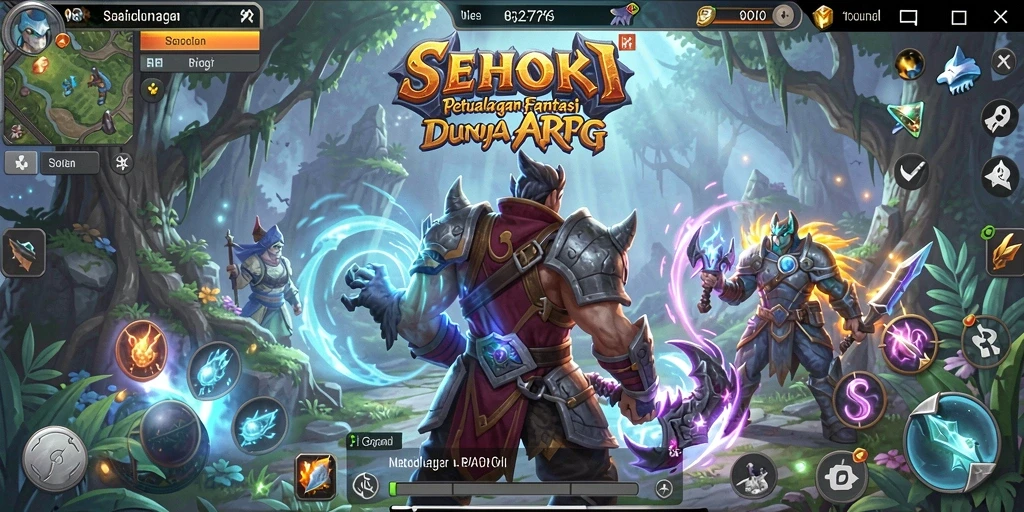 Screenshot utama SEHOKI menampilkan aksi pertarungan yang seru dalam gameplay ARPG.