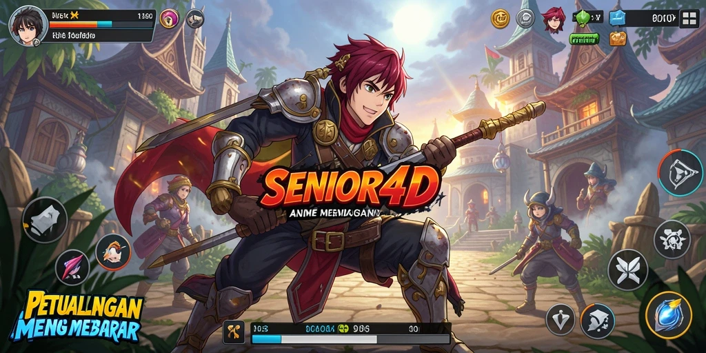 Cuplikan gameplay SENIOR4D yang menarik dan penuh aksi.