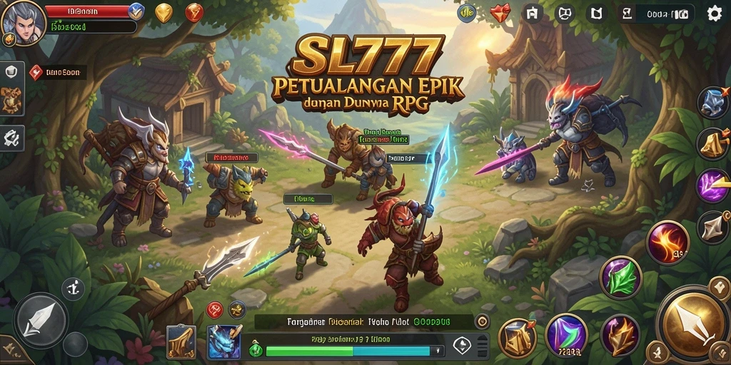 Tangkapan layar menampilkan aksi seru dalam pertarungan RPG.