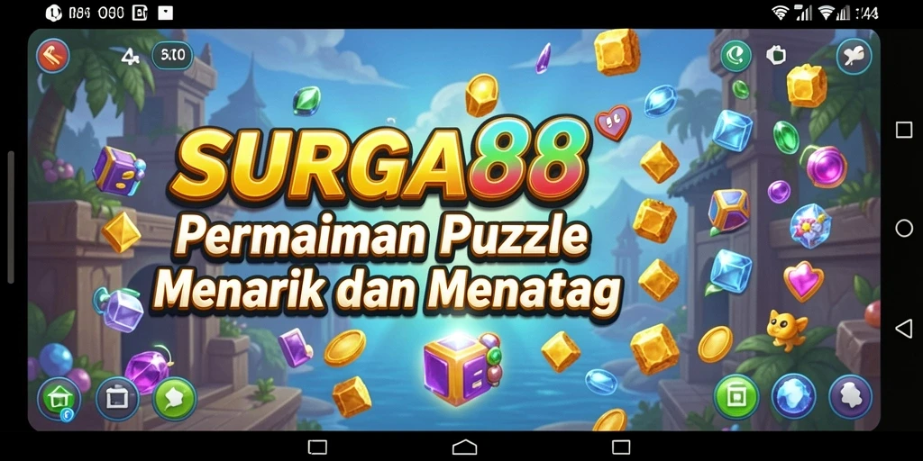 Tampilan gameplay SURGA88 yang menampilkan teka-teki yang menarik.