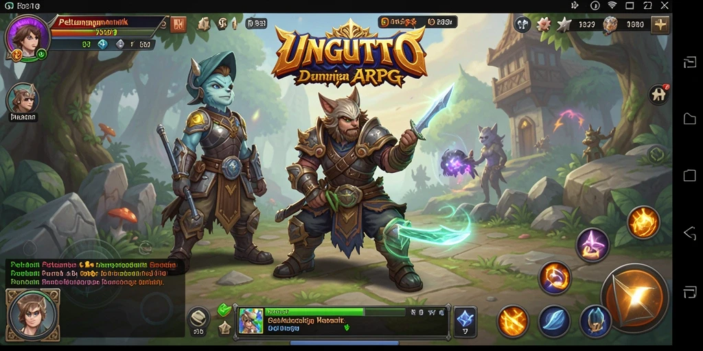 Gameplay seru dalam petualangan ARPG UNGUTOTO.