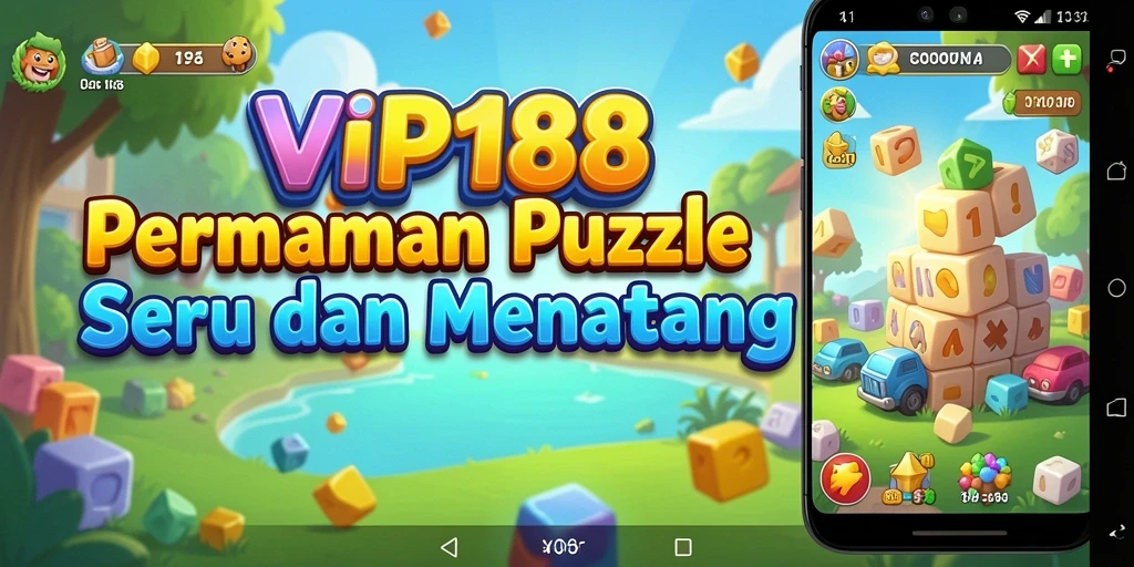 Tampilan gameplay <strong>VIP188</strong> yang penuh warna dan menantang.